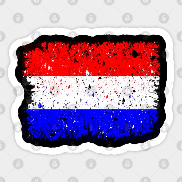 Netherlands flag Sticker by Amartwork